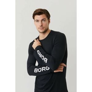 Pánske čierne tričko s dlhým rukávom Borg Long Sleeve T-Shirt