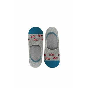 Sivo-tyrkysové balerínkové ponožky WJFNSFUN19-07