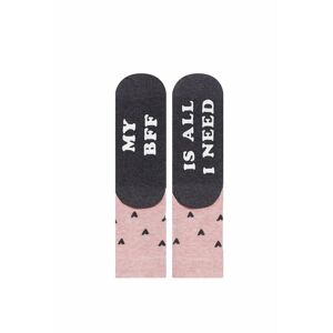 Sivo-ružové ponožky All I Need