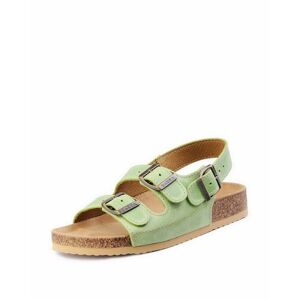 Dámske zelené sandále Barea 008462