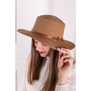 Škoricový slamený klobúk Alicent