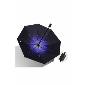 Čierny vzorovaný dáždnik Leia