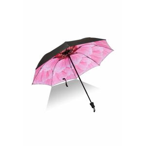 Ružovo-čierny kvetovaný dáždnik Betty